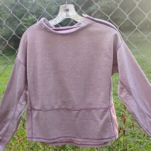 9 Champion Mock Neck Shoulder Zip Sweatshirt|| Womens|| Size:Med